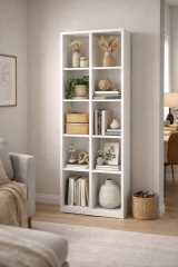 Alesta Life 10 Gözlü Kitaplık | Şık ve Dayanıklı Kitaplık Modeli