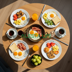 Alesta Life 80 Cm Beyaz Desenli Katlanabilir Yer Sofrası | Oyun Masası & Hamur Açma Tahtası