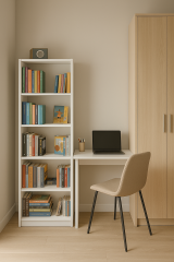 Alesta Life 5 Raflı Kitaplık | Modern & Dekoratif Kitaplık