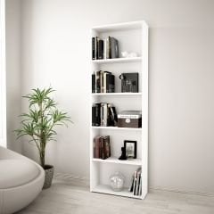 Alesta Life 5 Raflı Kitaplık | Modern & Dekoratif Kitaplık