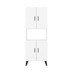 Alesta Life 4 Kapaklı Bölmeli Çok Amaçlı Dolap | Mutfak & Depolama Dolabı