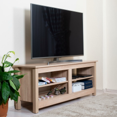 Alesta Life Ahşap TV Ünitesi | Modern ve Şık Tasarım, Estetik Raflı TV Sehpası