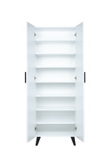 Alesta Life 2 Kapaklı 8 Raflı Çok Amaçlı Dolap | Mutfak, Banyo, Kiler Dolabı