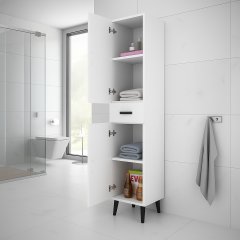 Alesta Life 2 Kapaklı Çekmeceli Çok Amaçlı Mutfak Banyo Düzenleyici Dolap