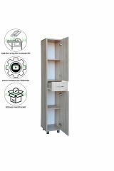 2 Kapaklı Çekmeceli Mutfak Dolabı | Banyo Dolabı | Kiler Dolabı | Çok Amaçlı Dolap - Sonomo