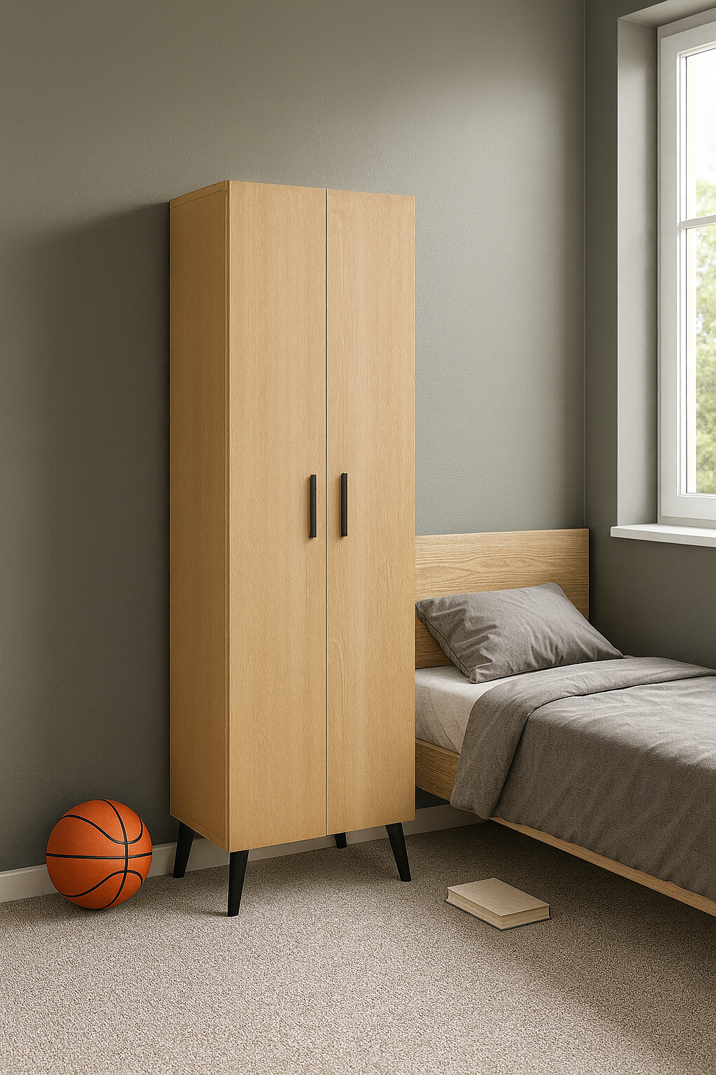 2 Kapaklı 8 Raflı Mutfak Dolabı | Banyo Dolabı | Kiler Dolabı - Sonomo