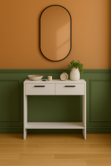 2 Kapaklı Dresuar Beyaz