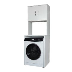Alesta Life Çamaşır Makinesi Dolabı | Makine Üstü Düzenleyici Banyo Dolabı