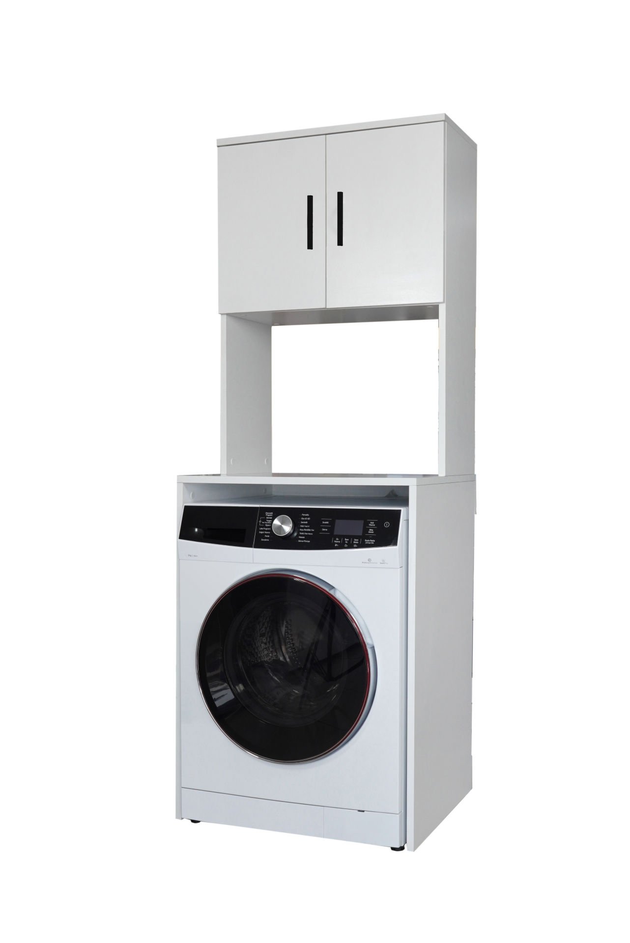 Alesta Life Çamaşır Makinesi Dolabı | Makine Üstü Düzenleyici Banyo Dolabı