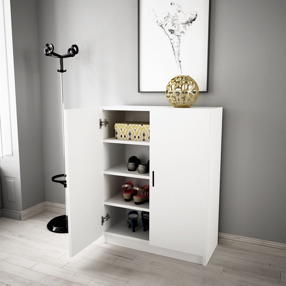 Alesta Life 2 Kapaklı 4 Raflı Ayakkabılık | Şık ve Fonksiyonel Ayakkabılık