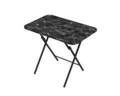 Alesta Life Katlanabilir Masa 60x90 cm SİYAH - OZEL MARKA - MERMER SİYAH
