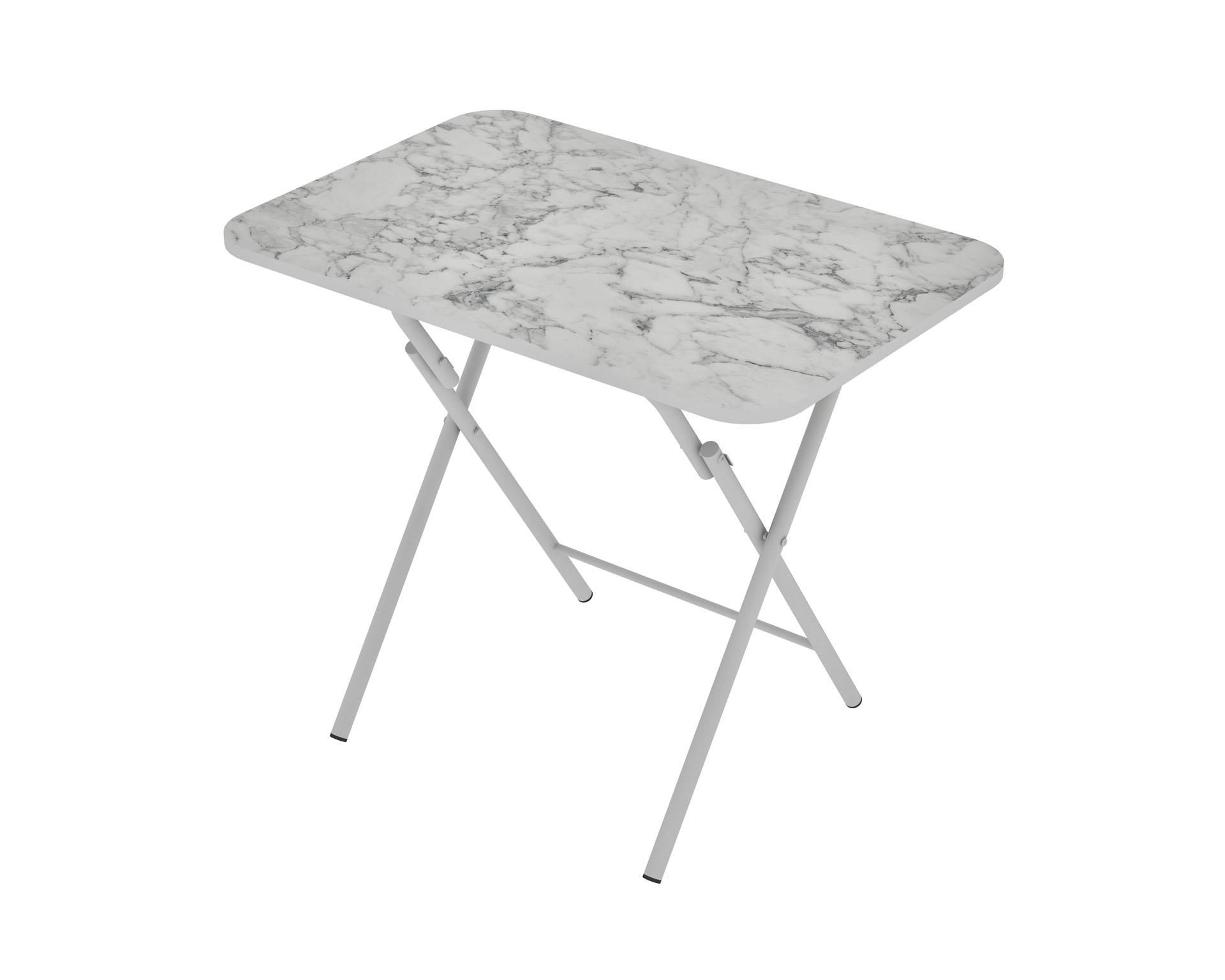 Alesta Life Katlanabilir Masa 70x110 cm E.GRİ - ALESTA - MERMER BEYAZ