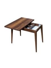 Alesta Life Açılabilir Barok Yemek Masası | 60x100 cm - 120 cm Şık ve Fonksiyonel