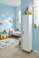 Alesta Life Tek Kapaklı 4 Raflı Çok Amaçlı Dolap | Mutfak, Banyo ve Kiler Dolabı