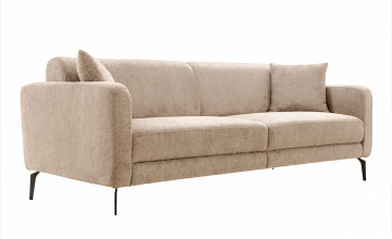 ARGETTO 3'LÜ KOLTUK (KREM)