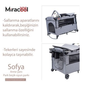 Miracool Sofya Anne Yanı Park Beşik