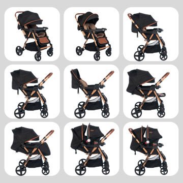 3'lü Set - Joell Trendy Travel Sistem Bebek Arabası & Çanta & Puset