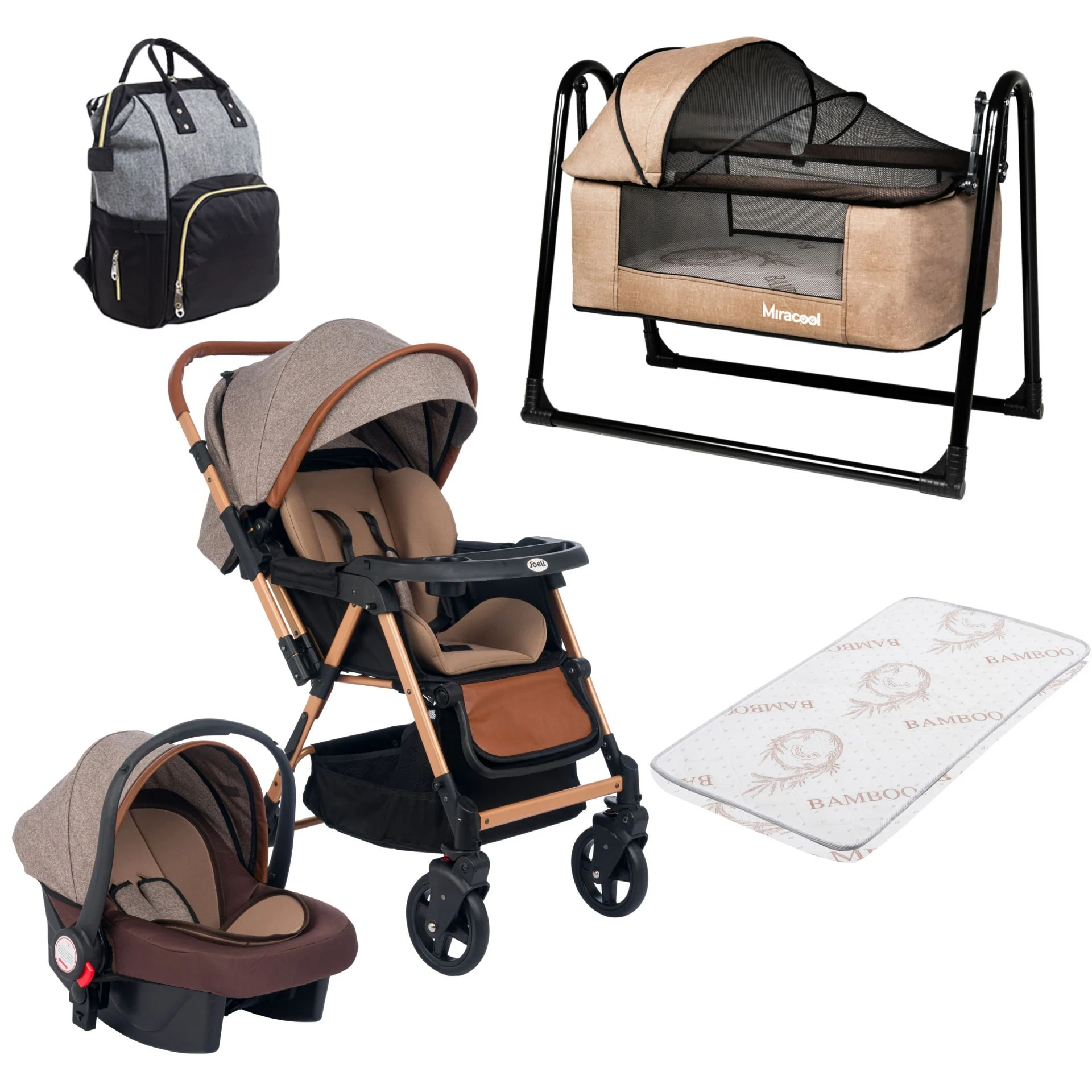 Joell Trendy Bebek Arabası & Puset & Loft Beşik & Çanta