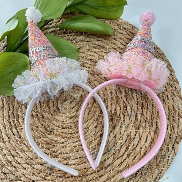 BİRTHDAY DOĞUM GÜNÜ YAZILI BEYAZ TAÇ