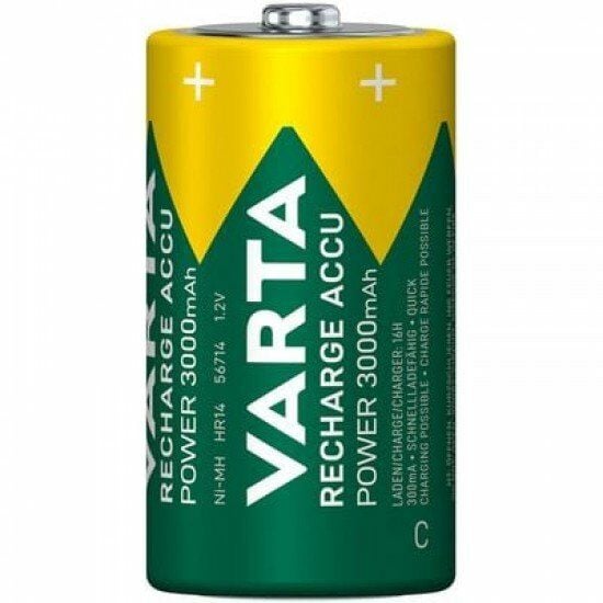 Varta Power Accu Ready 2 Use Orta Pil-C 3000 mAh