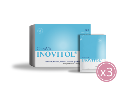 CreaVit Inovitol® 30 Saşe, Yeni Nesil Antioksidan!-3 Kutu