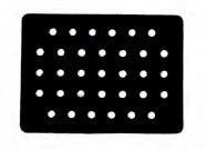 Ped Koruyucu 75x100 mm 33 Delik 5'li Paket-Elektrikli Zımparalama Makinaları