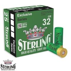 STERLING 12 Cal. 32 G. No: 3 Bior Tapa Av Fişeği