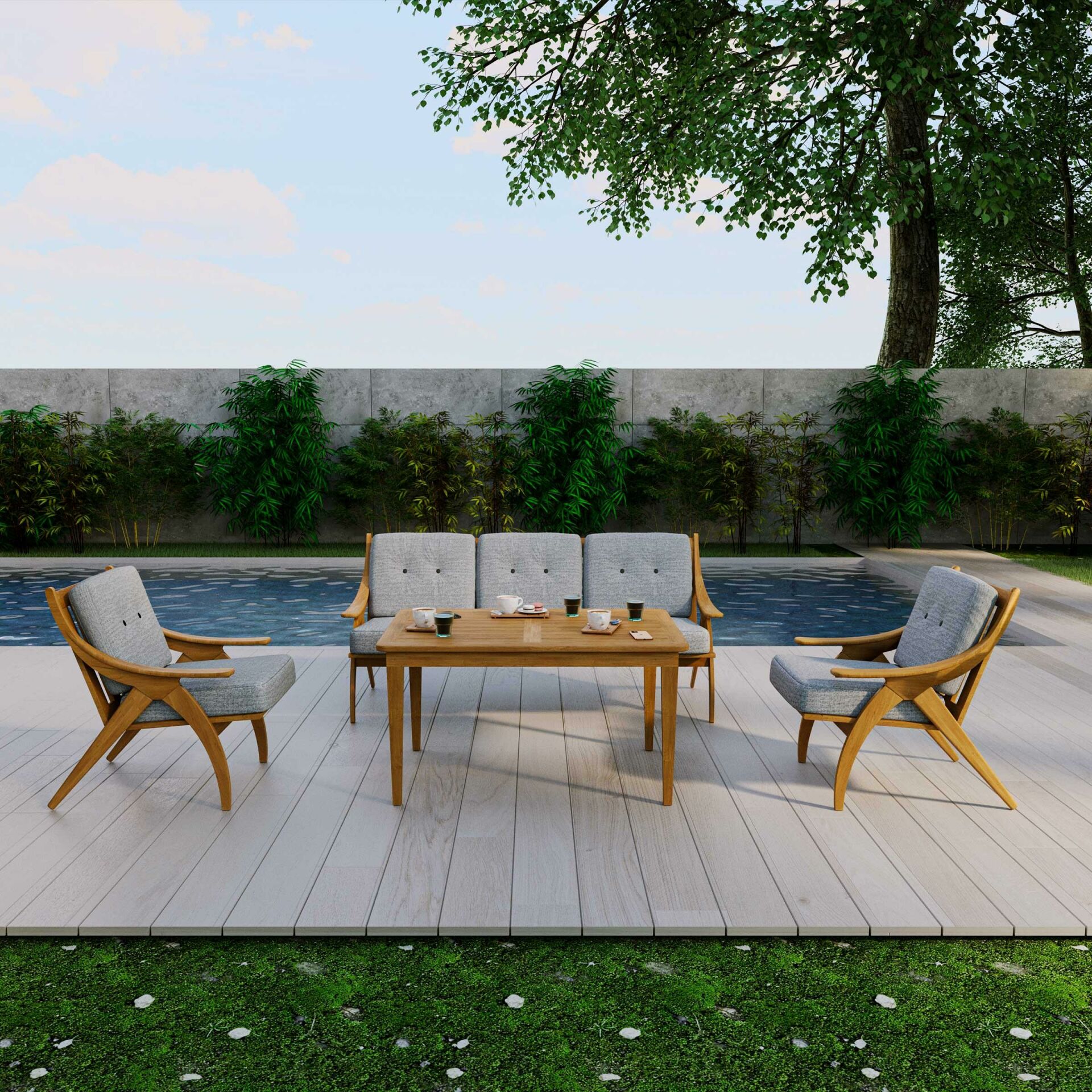 Boat Sofa Set