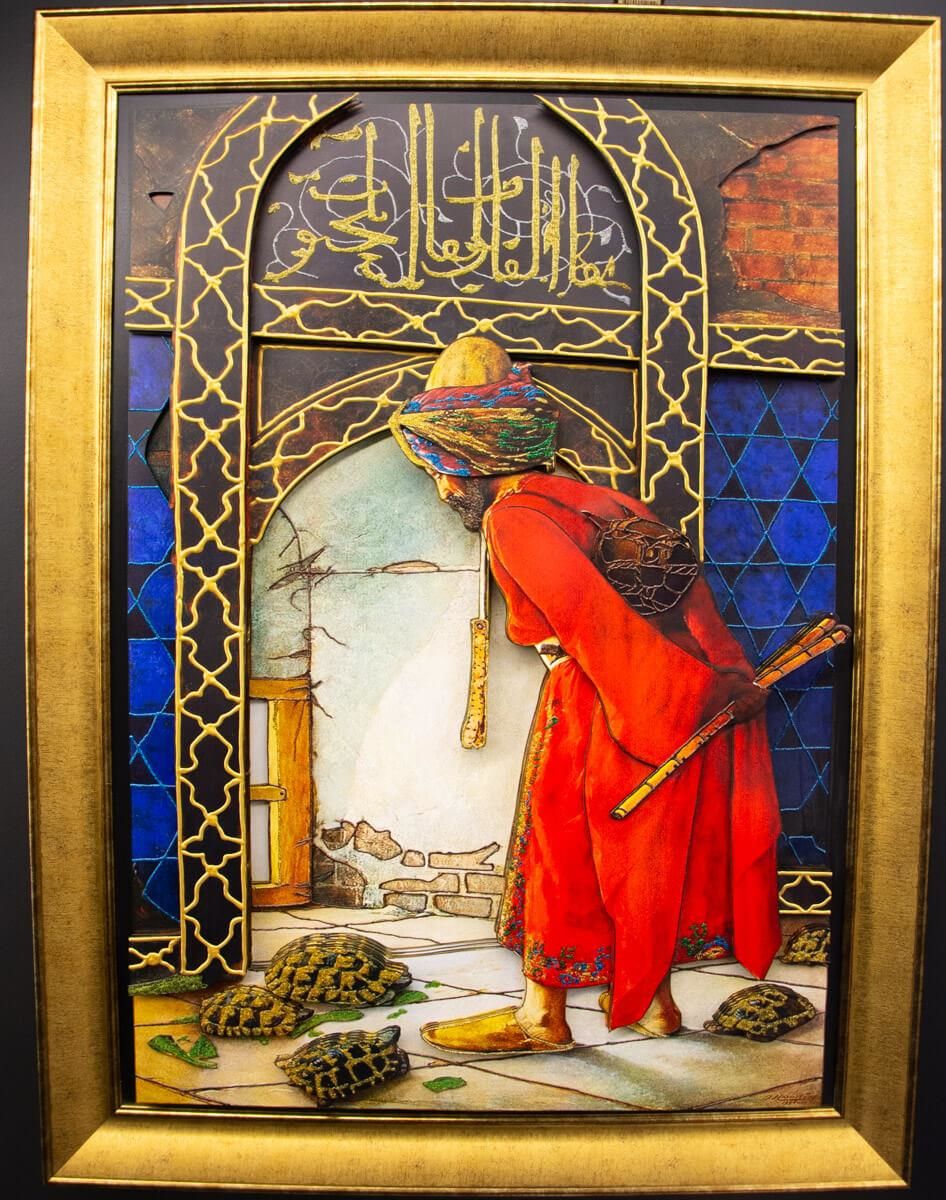 Turtle Trainer Painting
