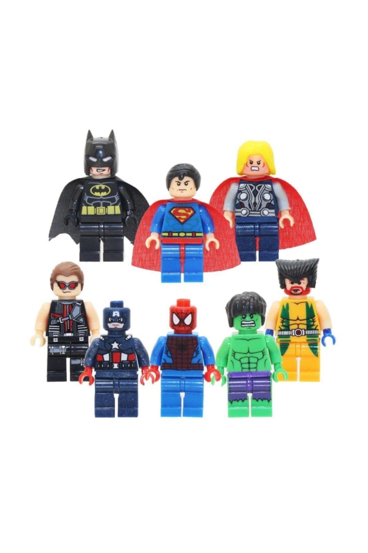 Uyumlu Lego set Batman Super Kahramanlar 8 Adet Figür