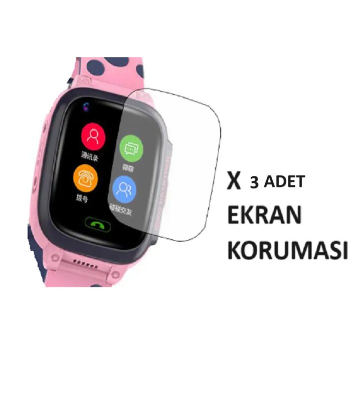 Akıllı Çocuk  Saat ekran koruması 3 adet T21-T25