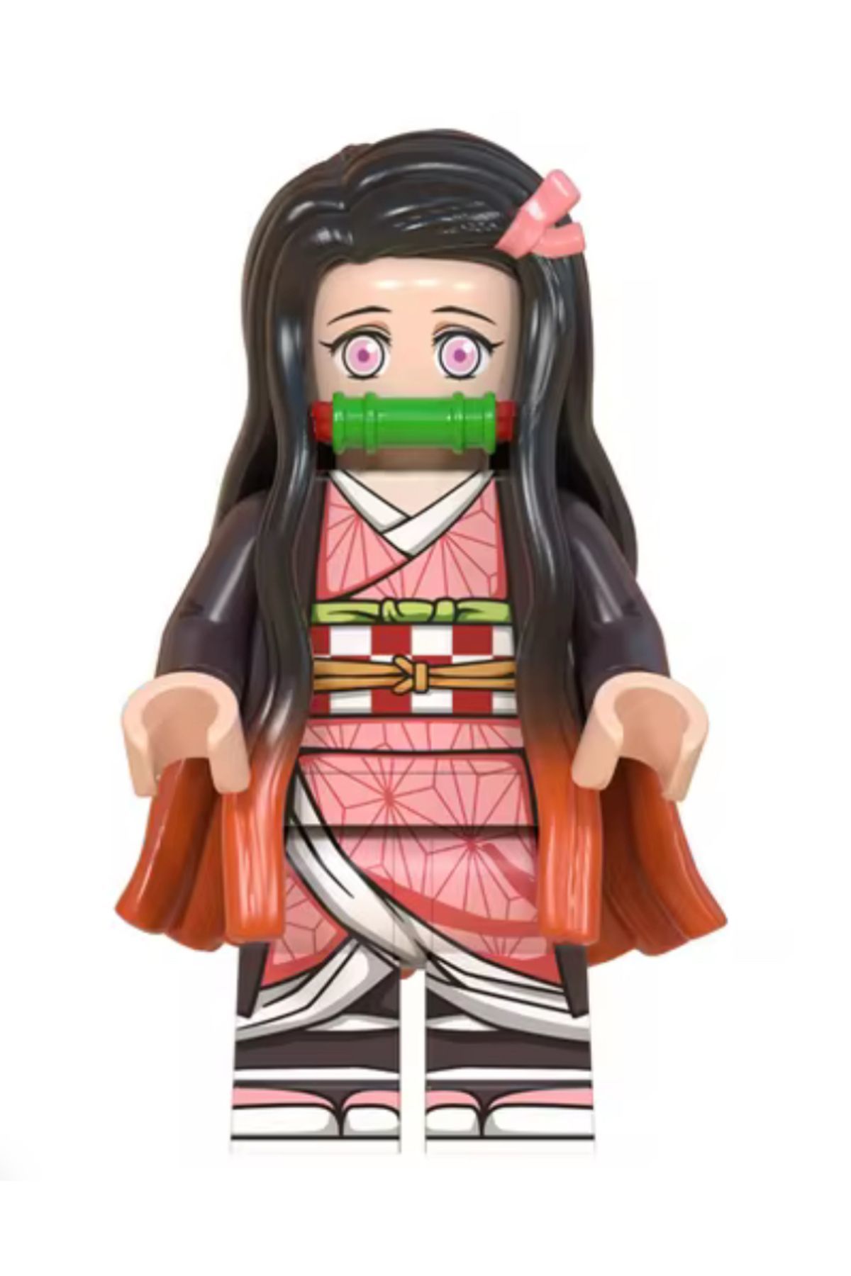 Yapı taşları mini figür anime kamado Nezuko
