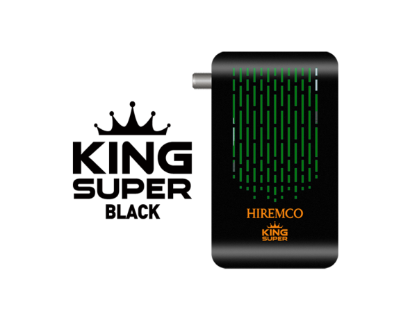 Hiremco Süper King HD Black Uydu Alıcısı + WiFi Antenli