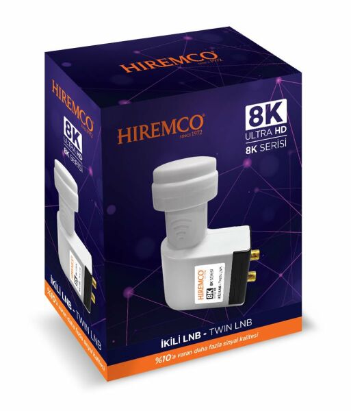 Hiremco İkili Inverto 8K LNB