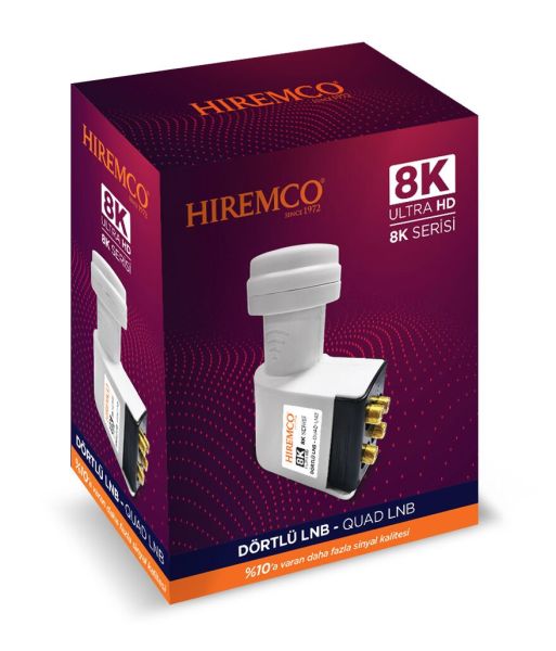 Hiremco Dörtlü Inverto 8K LNB