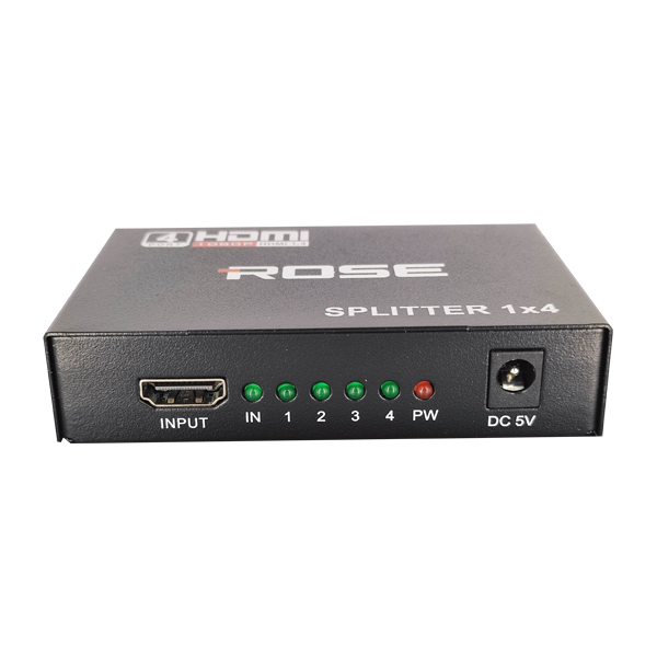 Rose HDMI 104 1080P Splitter