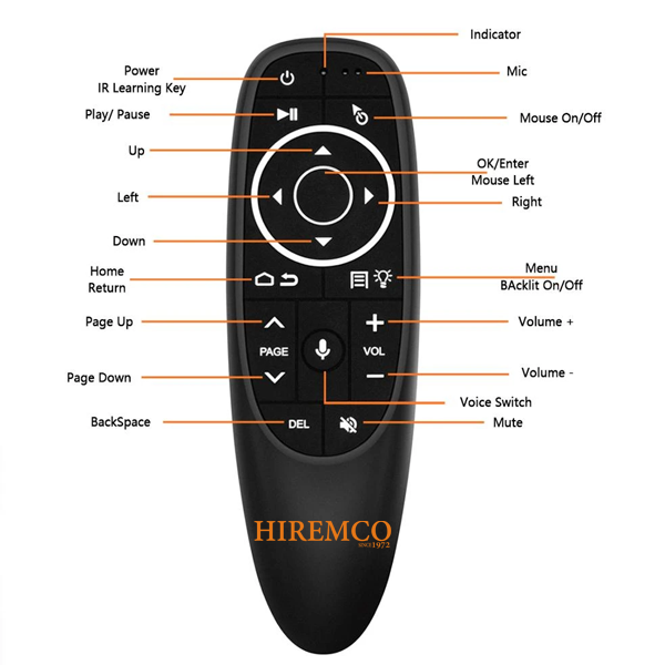 Hiremco G10 Air Android Kumanda