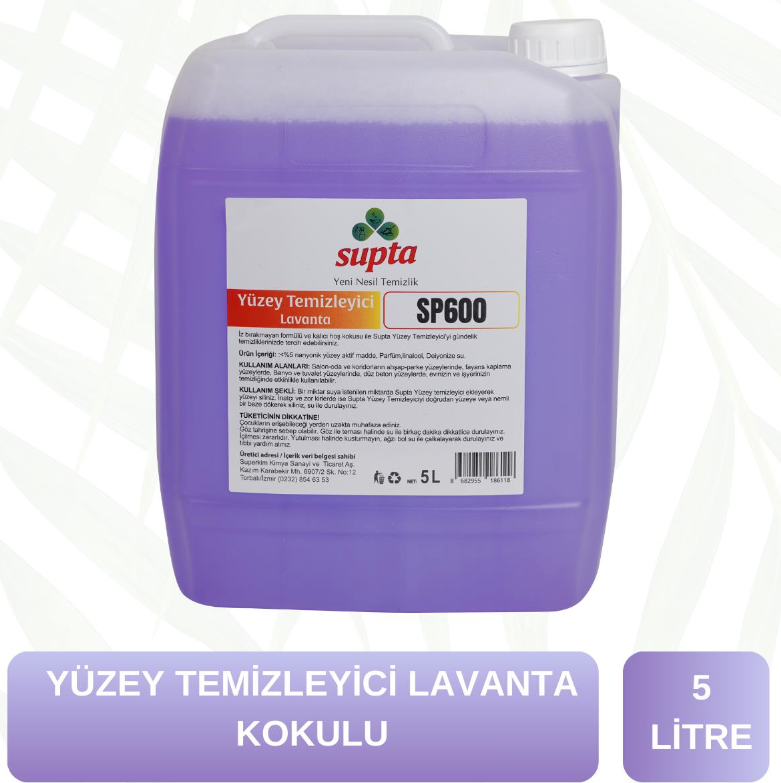 Supta Sıvı Yüzey Temizleyici Lavanta Kokulu 5000 Ml