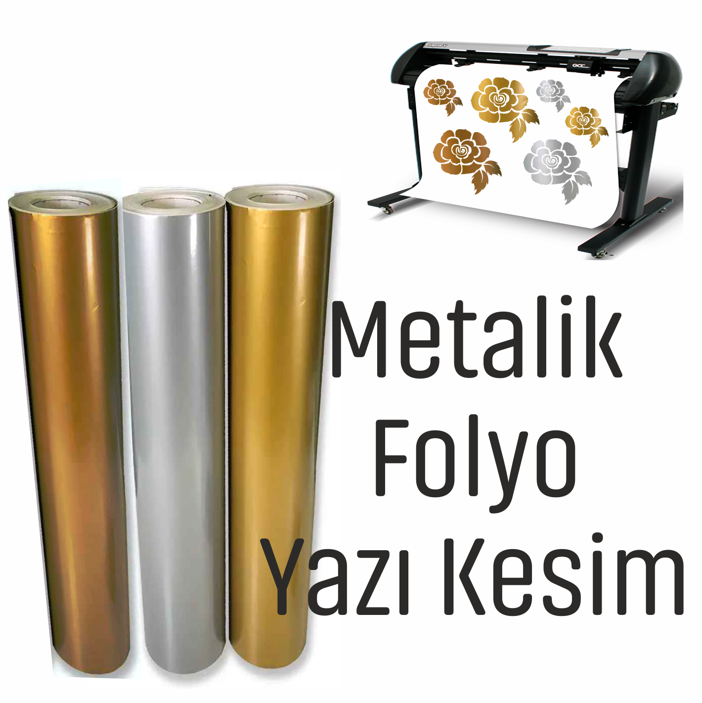 METALİK FOLYO YAZI KESİM