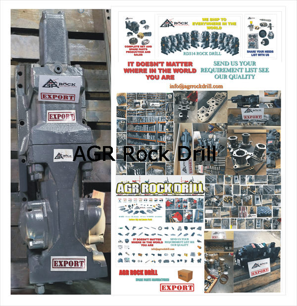 153 602 08 REAR CYLINDER  HL1010 DRIFTER ROCK DRILL