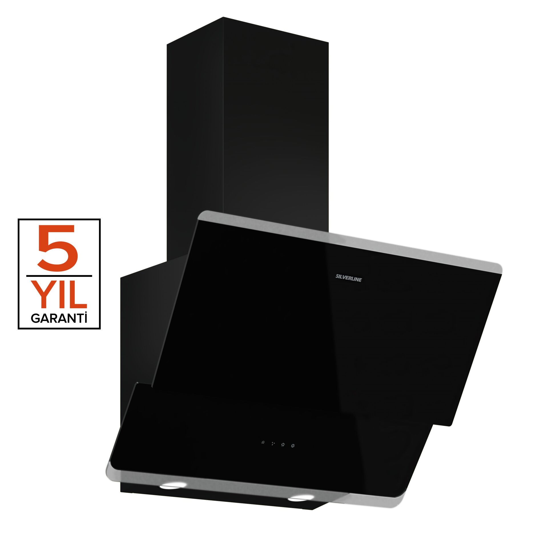 Silverline 3490 OSLO 60 CM SİYAH Davlumbaz