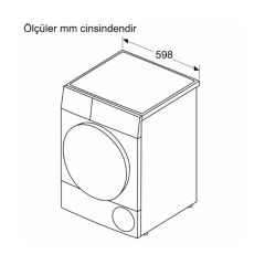 Profilo KM961RCTR 9 kg Çamaşır Kurutma Makinesi