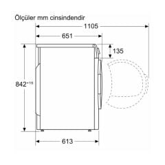 Profilo KM8611HTR 8 kg Çamaşır Kurutma Makinesi