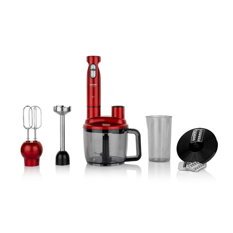 Schafer 2S085-25025-KMZ01 Chef Blend Mega Blender Set-Kırmızı