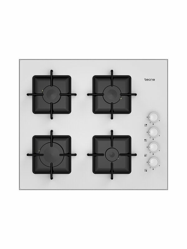 Tecna SÜO 604BC 4 Gözü Gazlı Beyaz Cam Set Üstü Ocak