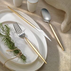 Schafer Hamburg 72 Parça Çatal Kaşık Bıçak Takımı (Parlak Altın) 1S2812-11001-ALT06