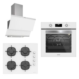 Silverline Ankastre Set BO6502W02 S2-3420 W-CS5700E6W01 Beyaz