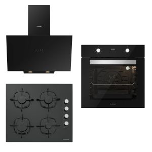 Silverline Ankastre Set BO6502B02 Siyah-3481 Siyah-CS5700E6B01 Siyah