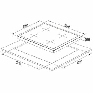 Silverline CS5700E6S01 Gri Ankastre Ocak