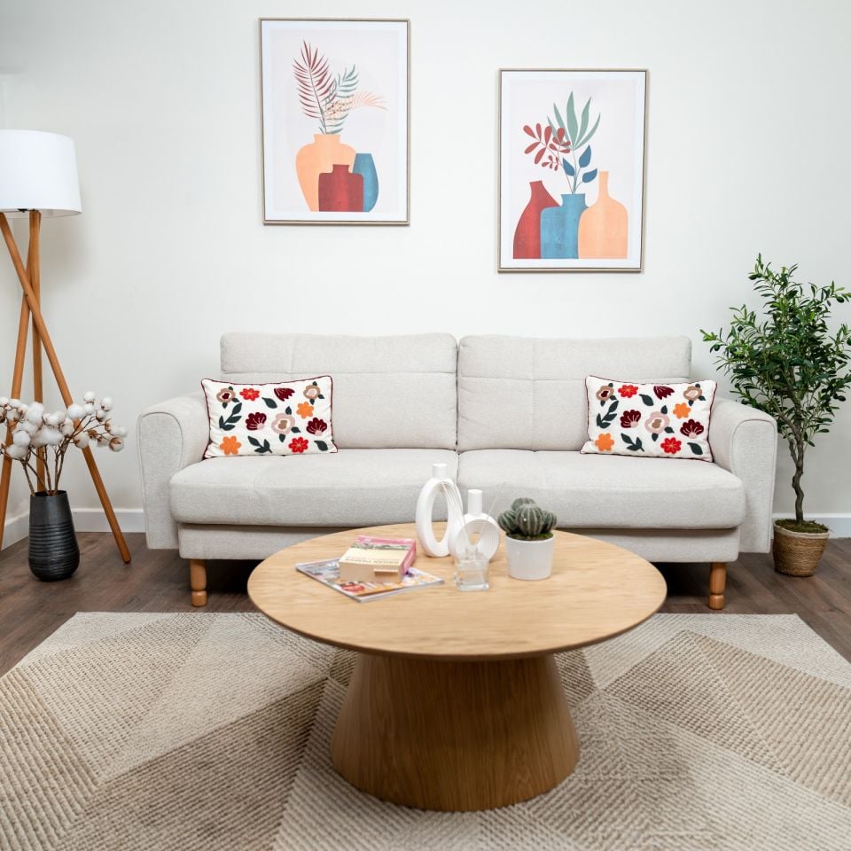 İkili - Makro Kadife - Işık Beyazı